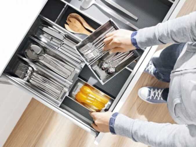 organizador orga line blum cubiertos utensilios